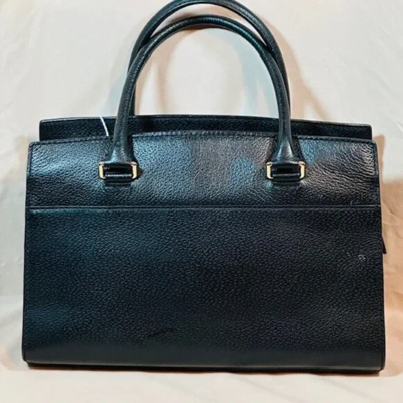 Kate Spade Black Pebbled Leather Candace Street Satchel - Picture 2 of 5